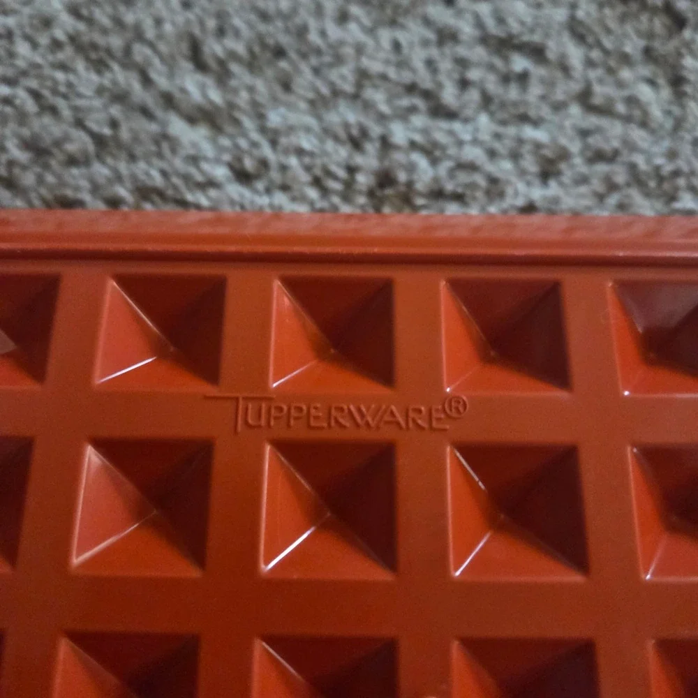 Vintage Tupperware Hot Dog/Bacon/Deli Meat Keeper Marinade Container (1292-7)‎